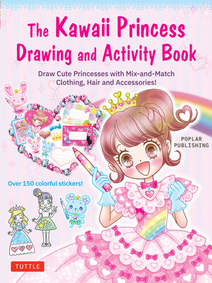 cover image of Kawaii Princess Drawing and Activity Book